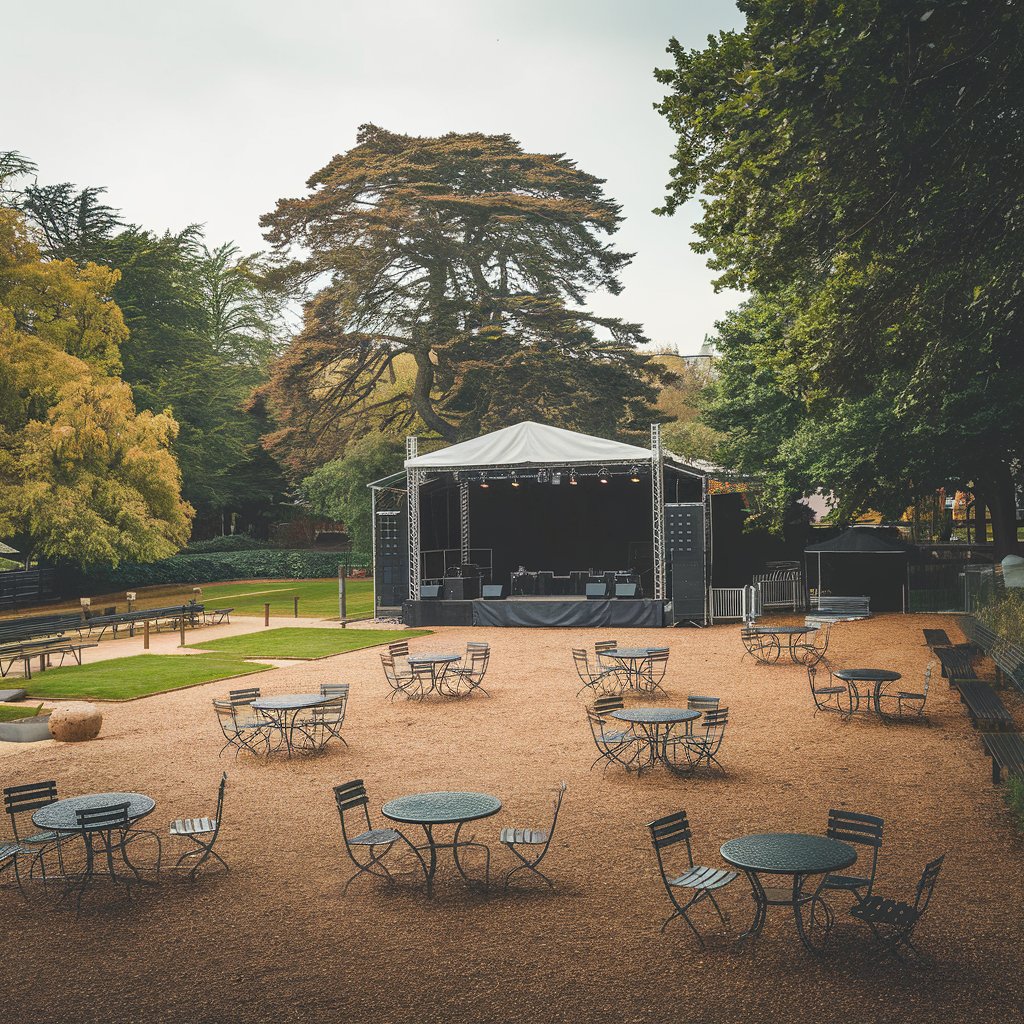 Crystal Gardens festival grounds